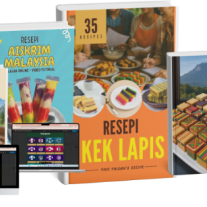 EBOOK RESEPI KEK LAPIS + BONUS BERGANDA